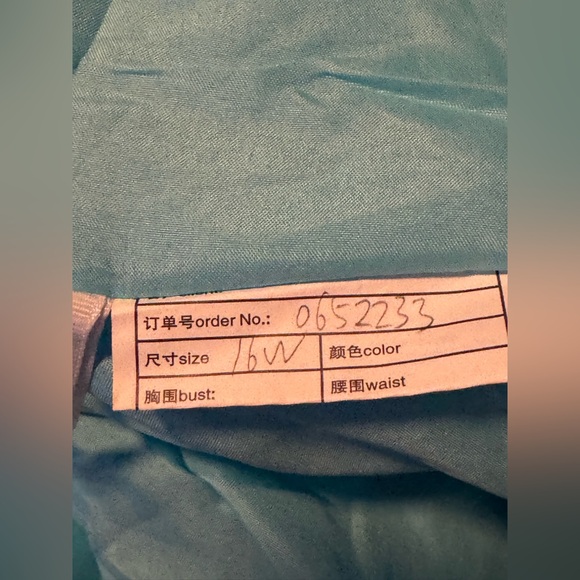 Elegant Blue Sparkly Embroidered 3-Piece Set - Picture 7 of 10